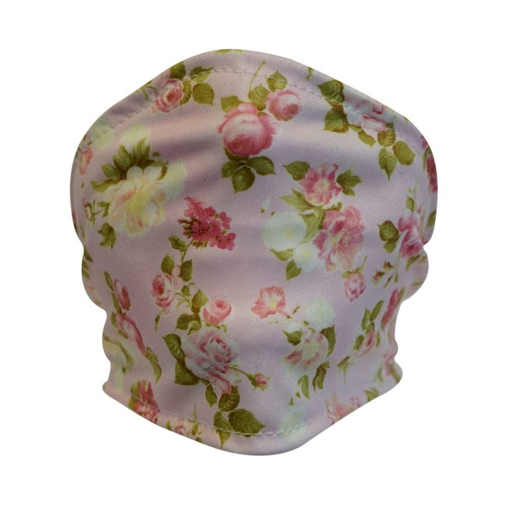 Floral Tie Back Face Mask